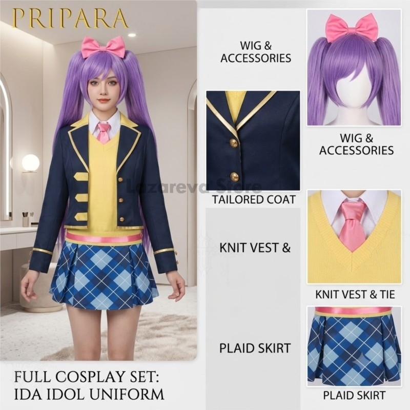 Party Games School - Disfraz de Cosplay de Pripara Manaka