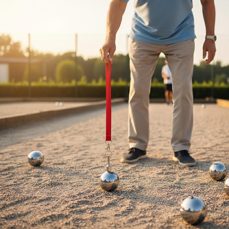 Bocce Ball Lawn - Recogedor magnético portátil de bolas de
