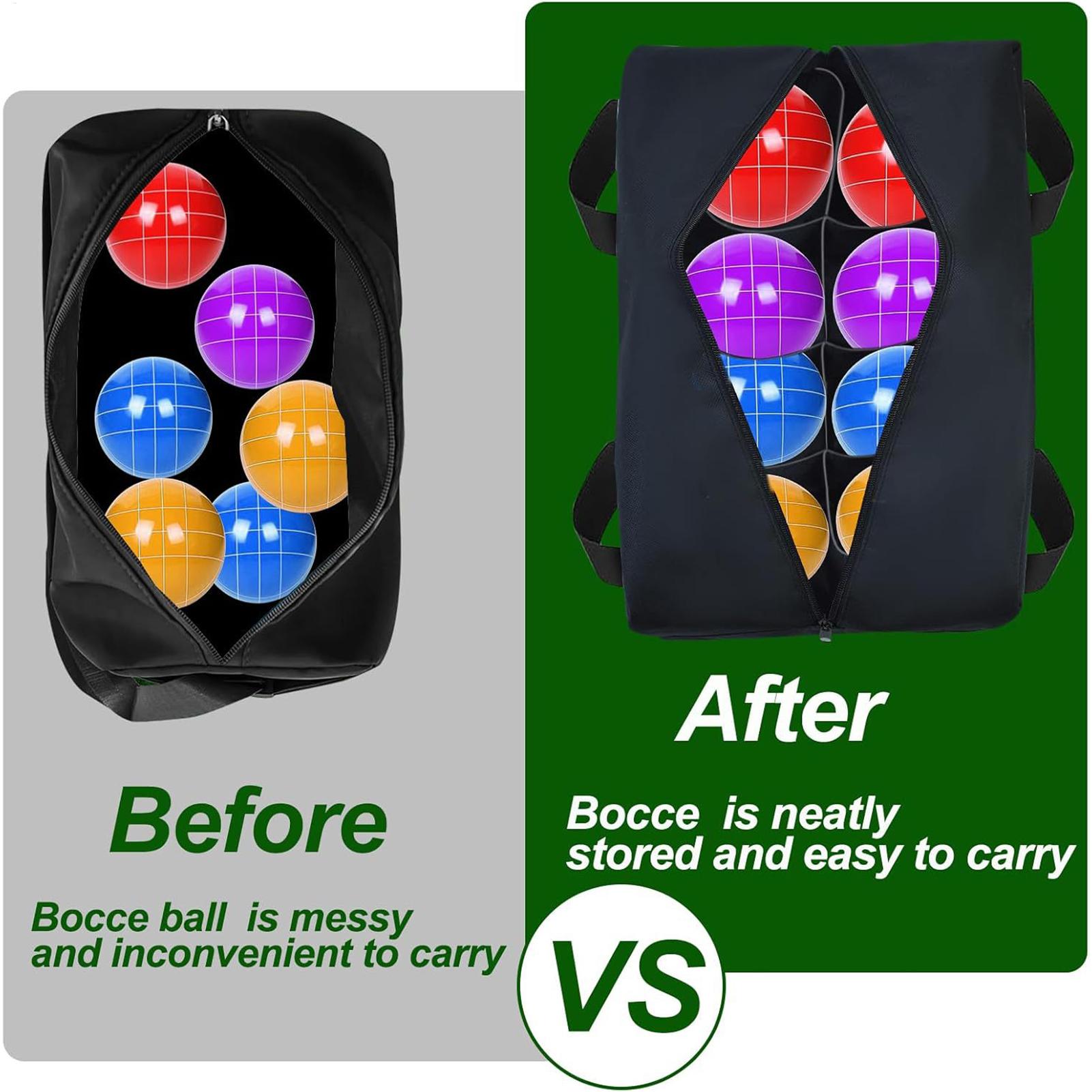 Bocce Ball Lawn - Bolsas para pelotas, bolso impermeable con