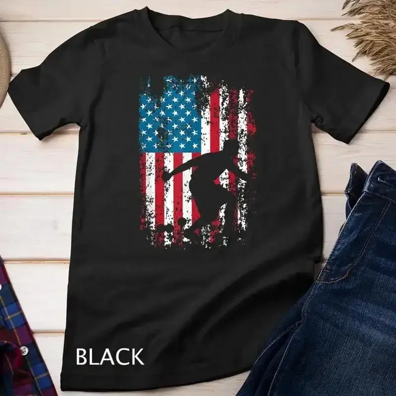 Bocce Ball Lawn - Camiseta unisex vintage con estampado de