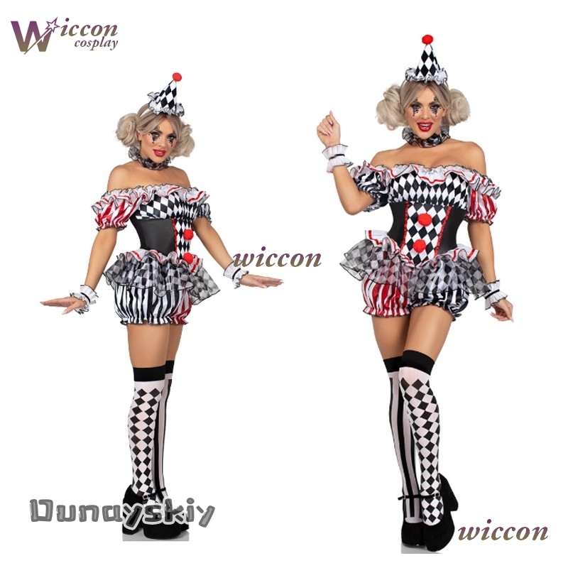 Party Games Online - Disfraz de payaso para mujer, traje