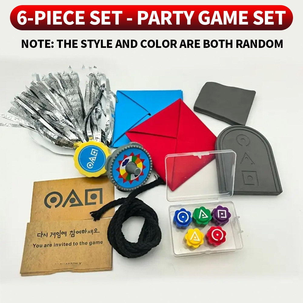 Party Games Multiplayer - Juego de 6 piezas: juego tradicional