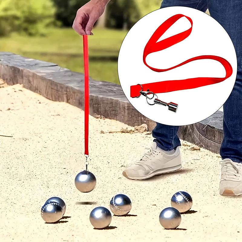 Bocce Ball Lawn - Recogedor de bolas magnético portátil, dispositivo
