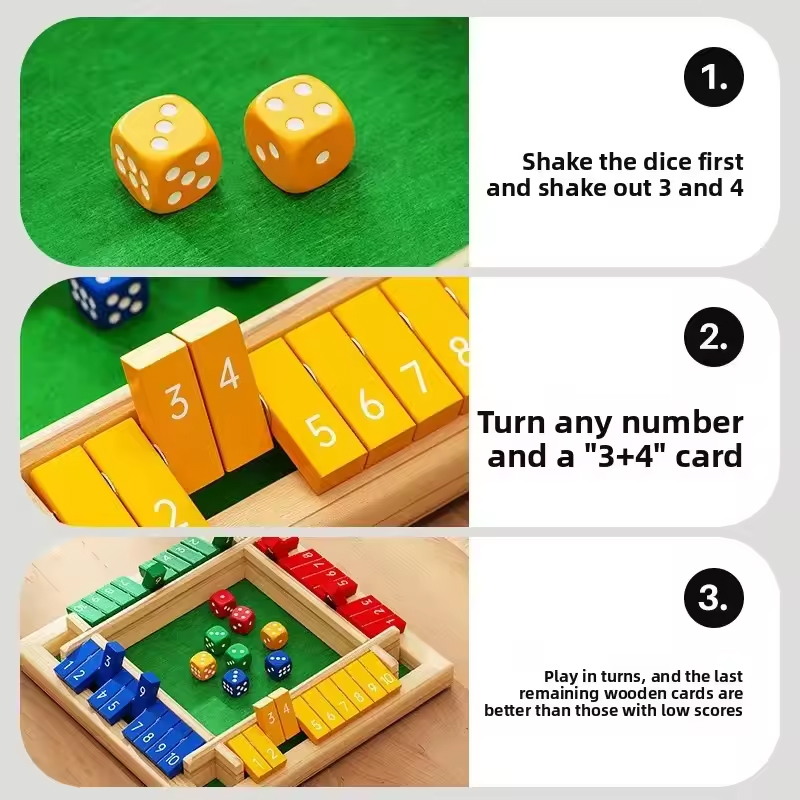 Juego de Mesa de Madera con Da - Party Games For 7 People reseña y precio