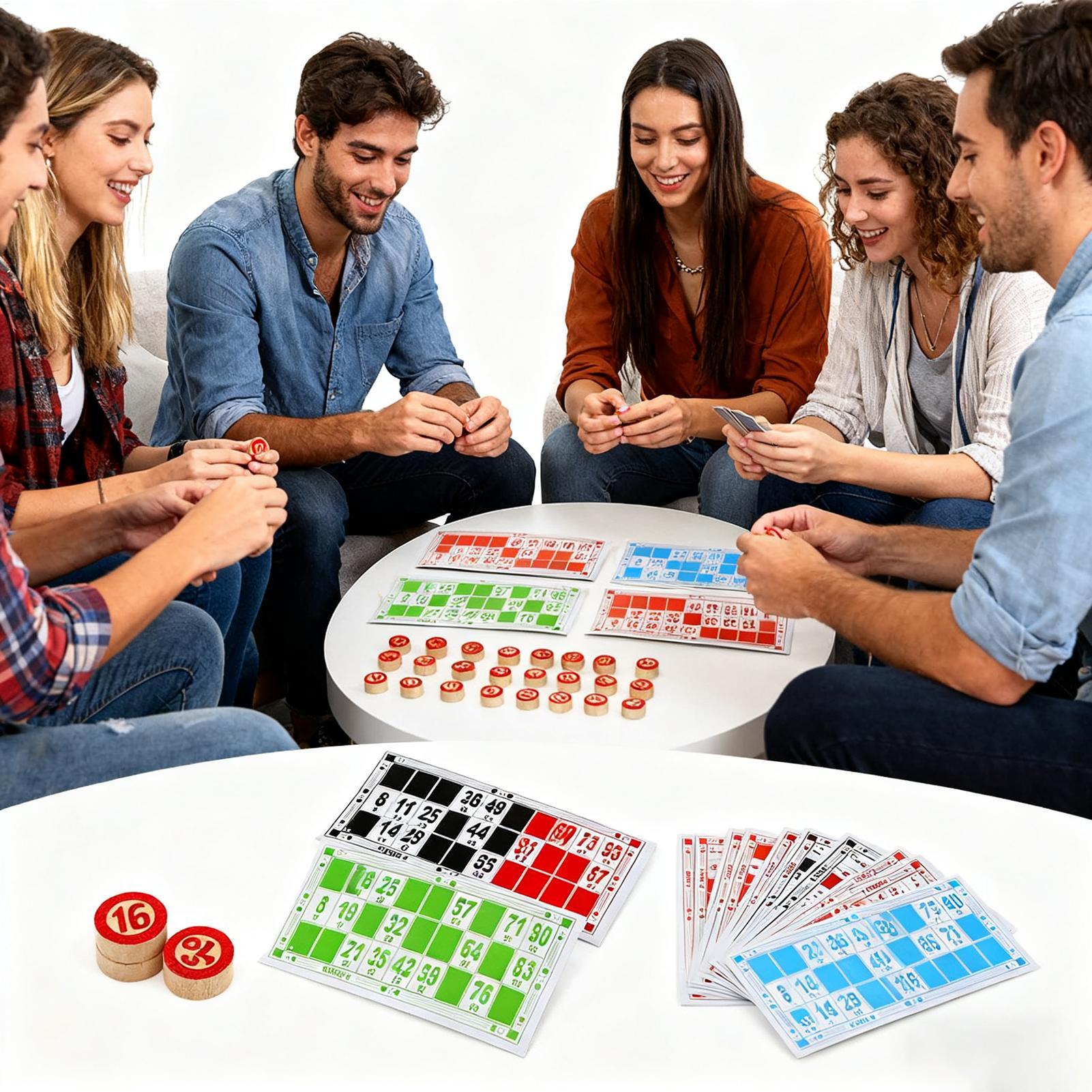 Juego de bingo de madera vinta - Party Games For Large Groups reseña y precio