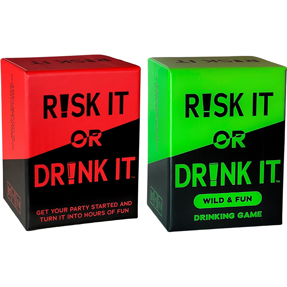 Risk It Or Drink It Juego de f - Party Games Questions For Adults reseña y precio