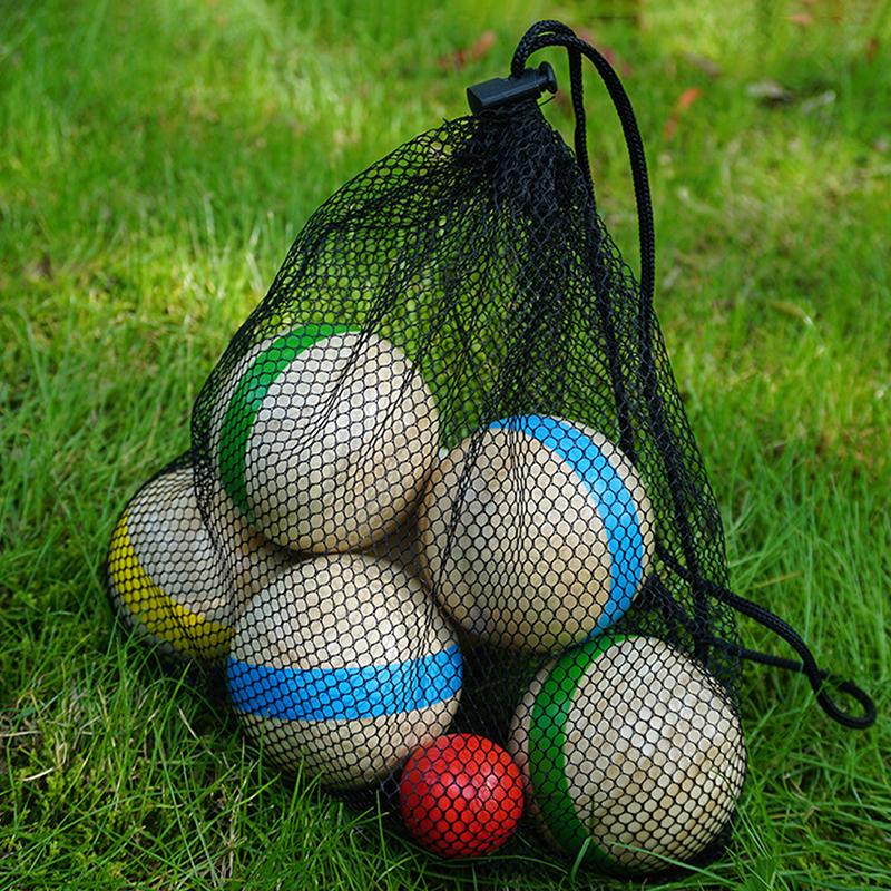 7 bolas de bochas de madera, b - Bocce Ball Lawn reseña y precio