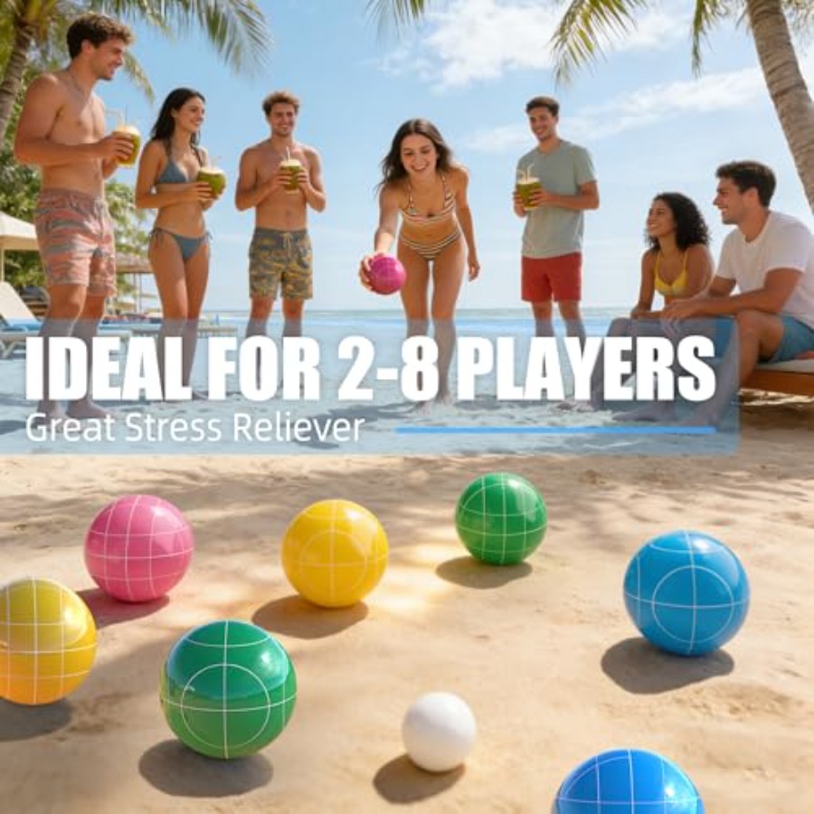 Juego de Bochas para Jardín y  - Bocce Ball Lawn reseña y precio