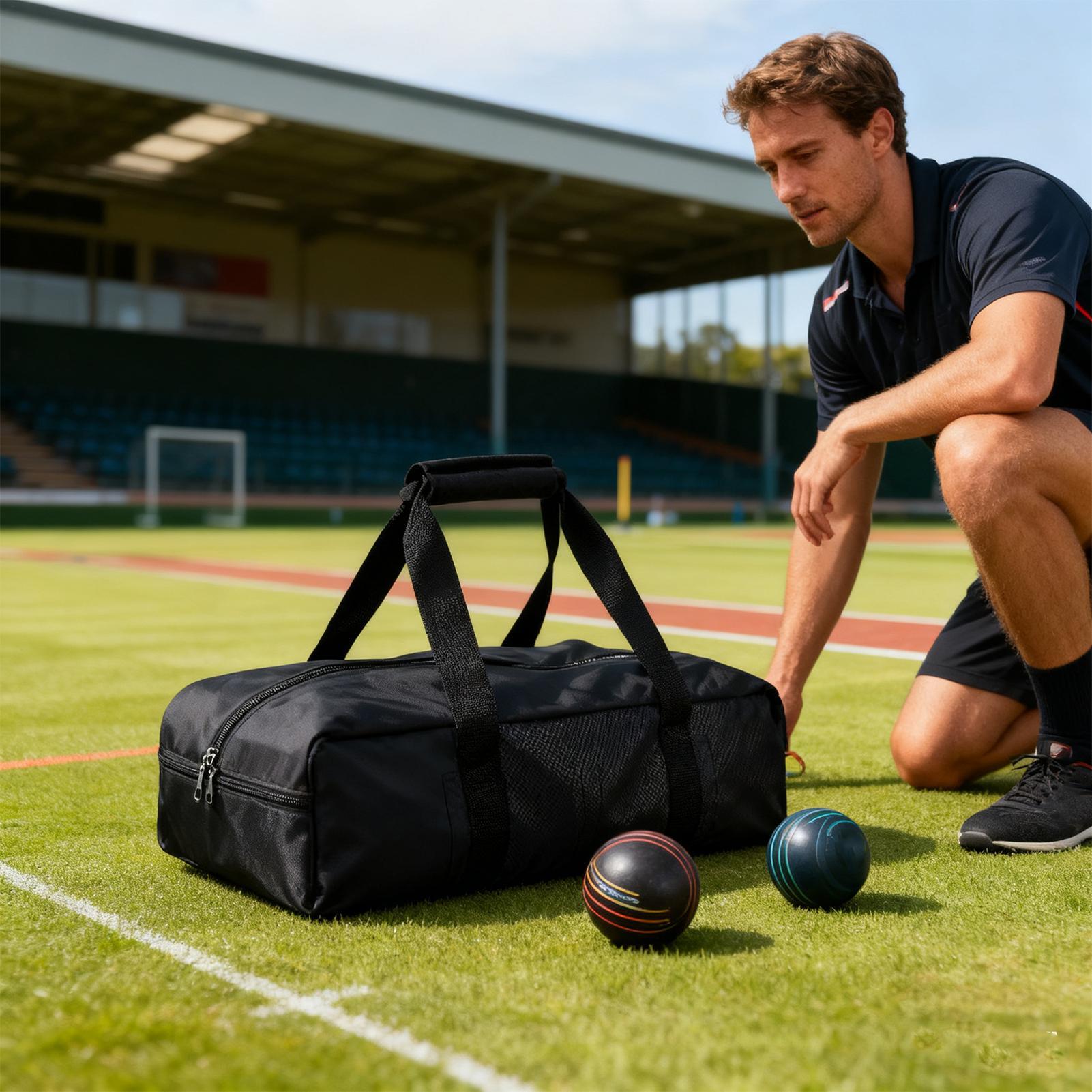 Bolsa de pelota deportiva, bol - Bocce Ball Lawn reseña y precio