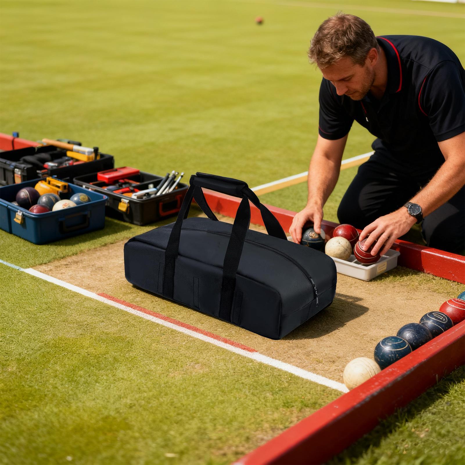 Bolsa de pelota deportiva, bol - Bocce Ball Lawn reseña y precio